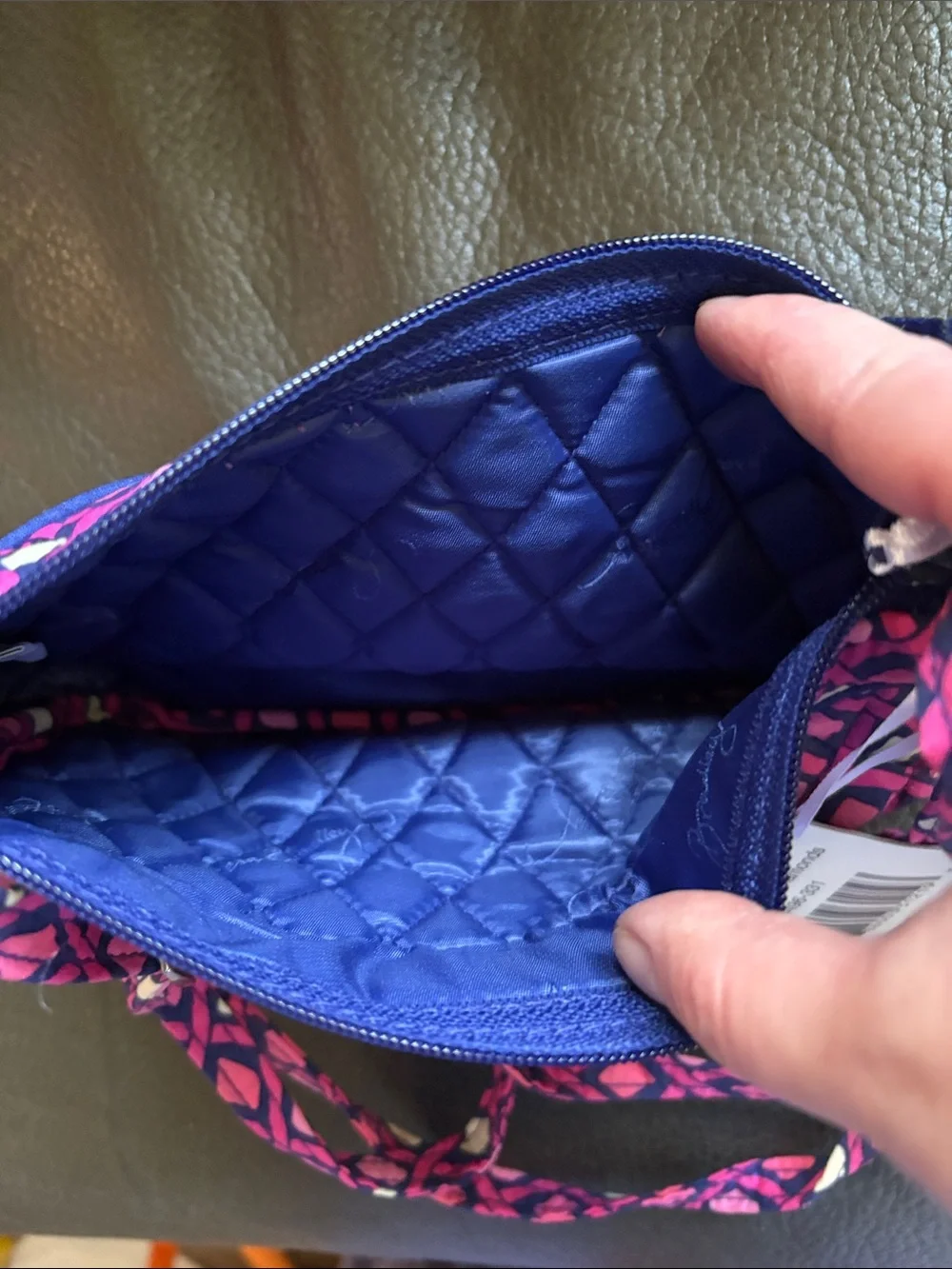 Vera Bradley little crossbody in Katalina pink diamonds